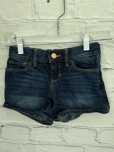 Old Navy Blue Denim Shorts Adjustable Waist 100% Cotton (2Pack)EUC Girl's Size 6 - Picture 2 of 15
