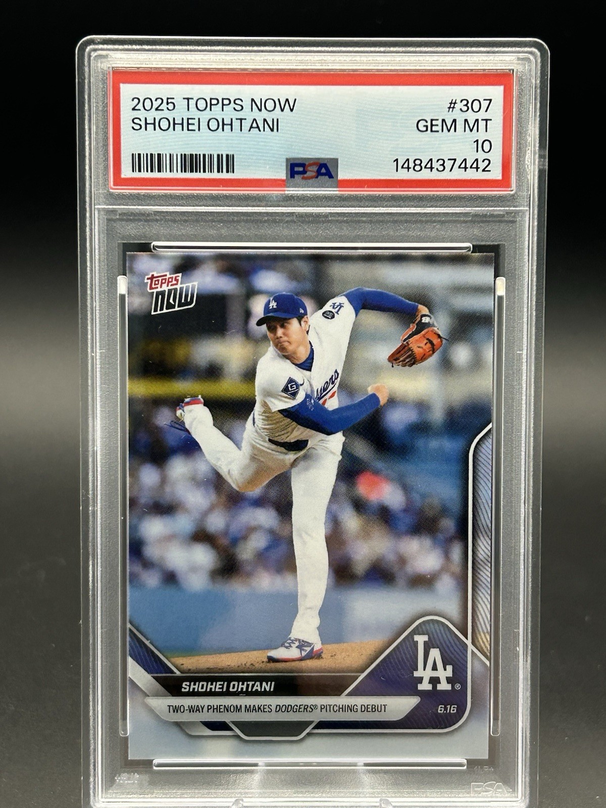 2025 Topps Now Shohei Ohtani #307 Dodgers PSA 10 GEM MINT