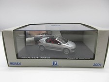 1/43 Peugeot 206CC Coupe et cabriolet Dealer custom made mini car Silver From