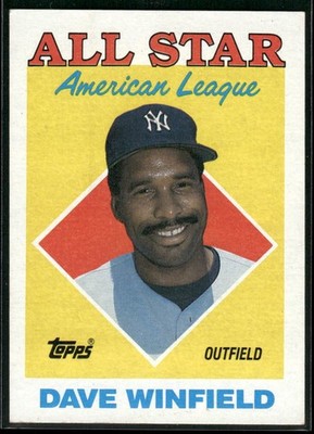 1988 Topps Cloth Test Issue #NNO Dave Winfield