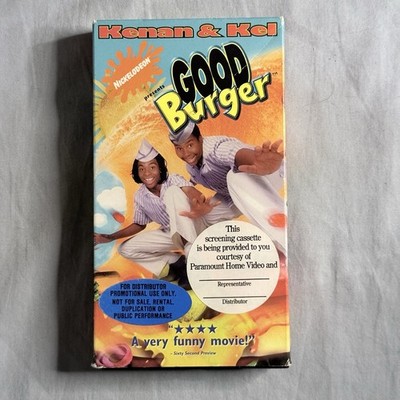 Good Burger VHS Tape 1997 Screener Promo Kenan Kel Nickelodeon Rare - FREE SHIP