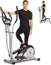 Elliptical Machine Indoor Elliptical Exercise Machine with 8-Level Resistance US