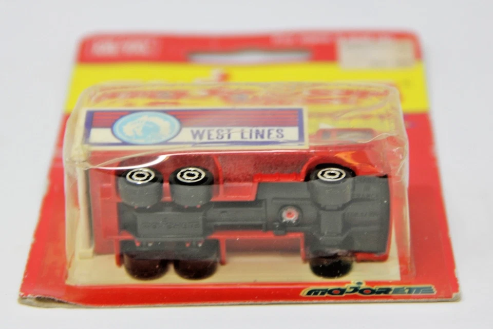 Majorette Vintage #265 Cargo Container RVI. West Lines Delivery Truck Toy Rare - Image 3 of 4