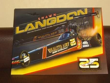 2025 SHAWN LANGDON KALITTA AIR "25 YEARS" TOP FUEL DRAGSTER NHRA POSTCARD