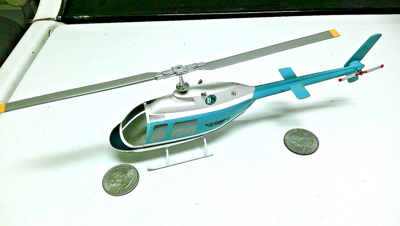 Bell Jet Ranger II- Desk Top Model -resin & wire- Helicopter 1/32