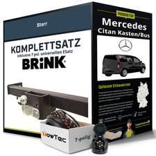 Anhängerkupplung BRINK starr für MERCEDES Citan Kasten/Bus +E-Satz NEU AHK Anhängerkupplung BRINK starr für MERCEDES Citan Kasten/Bus +E-Satz NEU AHK