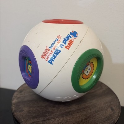 VTech Talking Little Smart Press N Play Ball Interactive Learning Vtg 1992 Works
