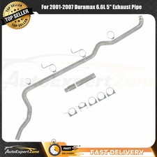5 Full Exhaust Pipe For 2001-07 Chevrolet Gmc Duramax 6.6l 2500hd Chevy Diesel