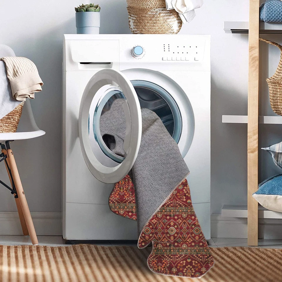 Linon Home Decor Products The Anywhere Washable Rug Yarit Garnet & Ivory 2' X... - Image 2 of 4