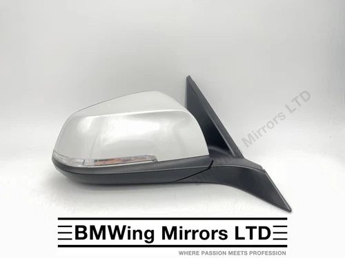 BMW 1 2 F21 F22 F23 RIGHT DRIVER SIDE DOOR WING MIRROR 6 PIN  SE SPORT / WHITE