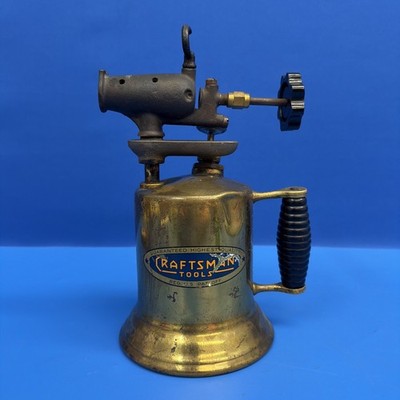 Vintage Craftsman Brass Gasoline Blow Torch Model 5544 Casting No. 249.1 USA