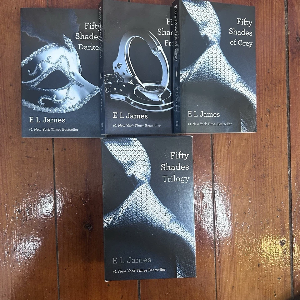 Fifty 50 Shades of Grey Paperback Book Trilogy 1-3 Set by E L James - Image 2 of 4