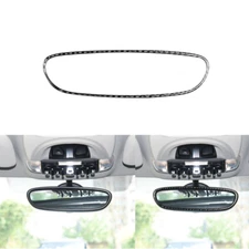 For Mini F60 Countryman Cooper 17-23 Real Carbon Fiber Reflector Frame Trim