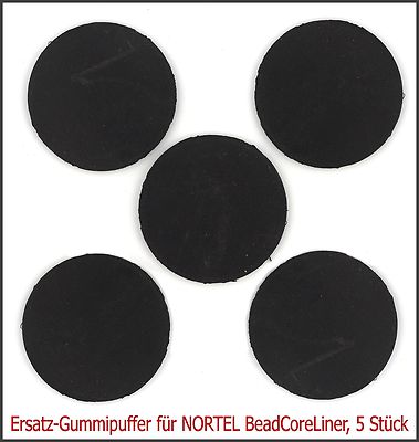 (1,00 /St) Ersatz-Gummipuffer für Nortel BeadCoreLiner, 5 Stück