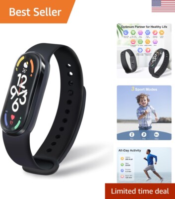 Fitness Tracker Watch - 15-Day Battery Life - Blood Oxygen, Heart Rate & Slee...