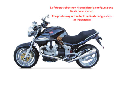 EXHAUST ZARD CONICAL STEEL-CARB CERAMIC RACING MOTO GUZZI NORGE 2011-16