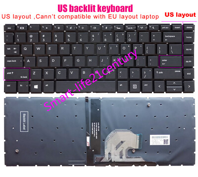 New US backlit keyboard For HP 440 445 G6 G7,HSN-Q15C HSN-Q17C HSN-Q21C HSN-Q24C