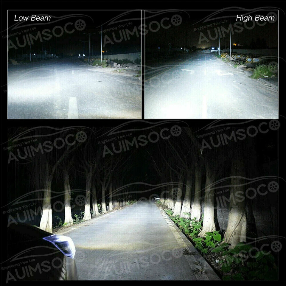 For 2012 2013-2019 Land Rover Range & Evoque White LED Headlights Bulbs Kit 9005 - Image 4 of 4