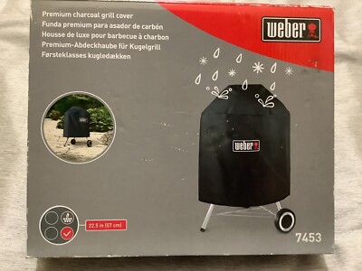 Weber Kettle Cover Fits 22.5-Inch Charcoal Grills NOS 7453 Premium NEW