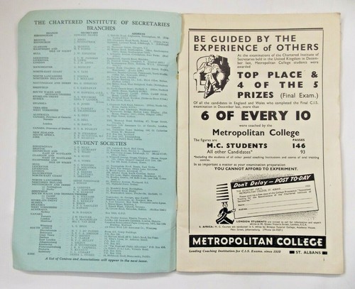 The Secretary a journal for Secretaries & Directors Vol L No 7 July 1953 - Picture 2 of 8