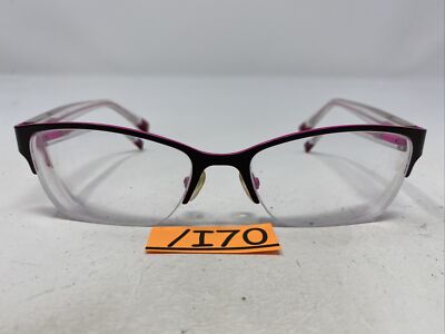 Furla VU4303K EUC FRAMES ONLY Pink  & Brown Oval Half Rim Metal
Sunglass Feames Furla Eyeglasses, Frames Only, Globe VU4303K COL.0483, 53-18  main image 2
