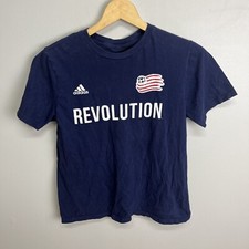 Adidas New England Revolution #24 Lee Nguyen MLS Soccer Football T-Shirt Youth L