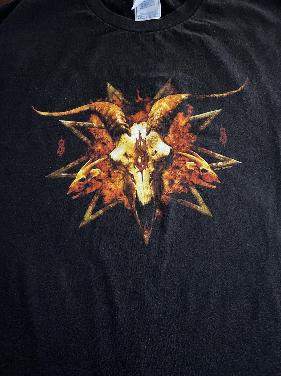 Slipknot Iowa ★Tシャツ 2002年★ Ｌサイズ Vintage Y2K Slipknot “ Iowa 2002 Japan Tour T-shirt / Nu