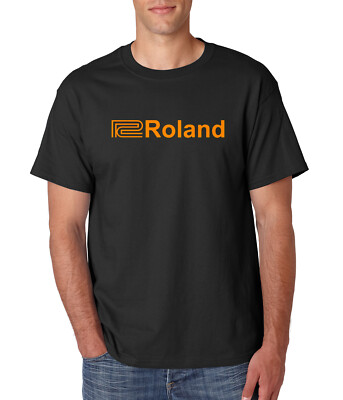 Roland Logo T-Shirt Synthesizer Piano Electronic Instrument on S-6XL Tee