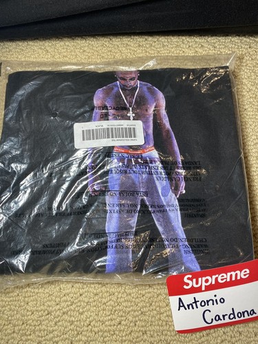 Supreme Tupac Hologram Tee Large L DA 