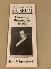 Brochure ancienne - Visions de Washington Irving - New York State Museum