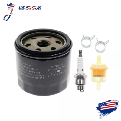#ad Oil Filter Fuel Spark Plug For Craftsman LTX1000 LT2000 John Deere L110 D110 US $11.99