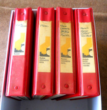 Vintage 1960's Kodak 4 Binders  37 Booklets Photographic Notebooks