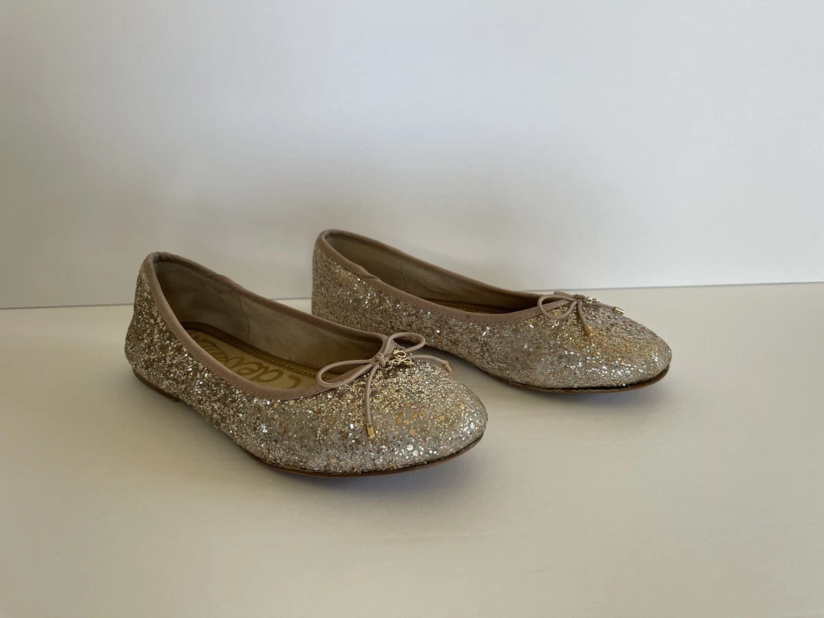 Gold flats store size 10
