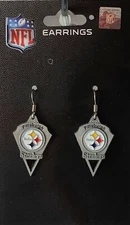 Pittsburgh Steelers Dangle Earrings (Classic) NFL Football Jewelry