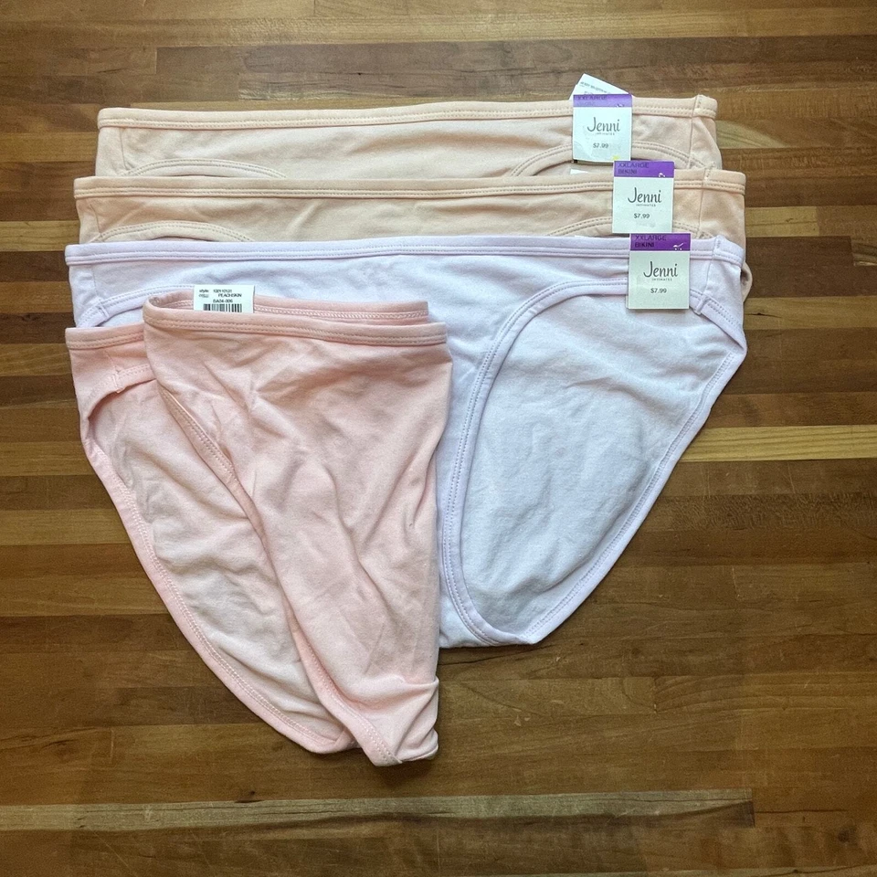 Conjunto de 5 roupas íntimas femininas de biquíni com acabamento em renda Jenni - Imagem 2 de 4