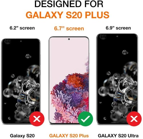 Trianium Clarium Case Designed for Galaxy S20 Plus (6.7") (2020) Clear TPU - Photo 8 sur 10