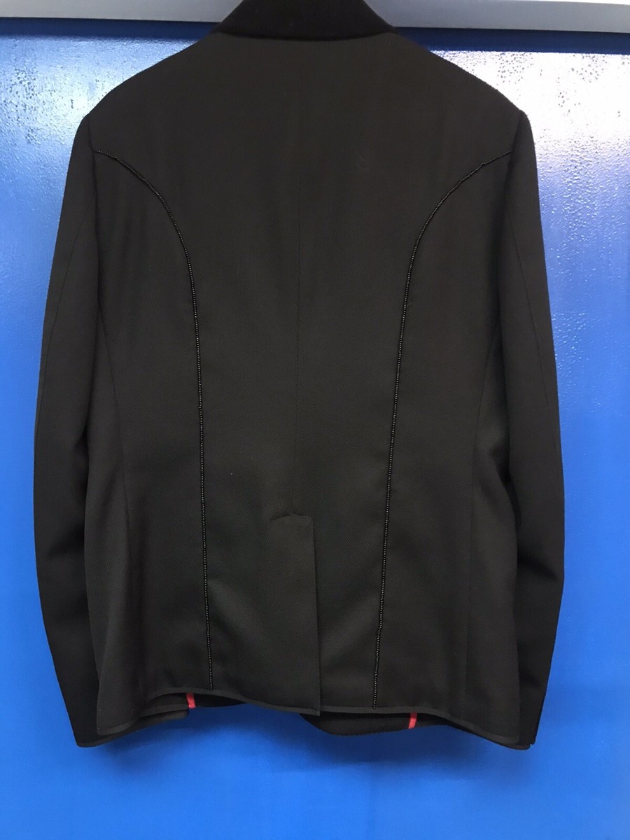 GUCCI ブラックジャケット イタリア製 Beaded Gucci Men's Sport Coat Jacket Blazer Black 54R Italy Made