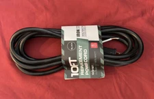 Iron Forge Cable 12 AWG Replacement Power Cord with Open End - 10 Ft Black