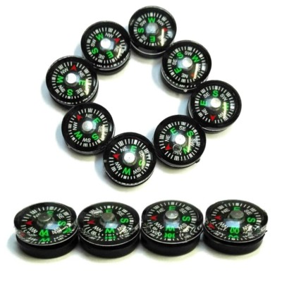 11MM MINI KOMPASS COMPASS ZUM BASTELN CAMPING OUTDOOR WANDERN SURVIVAL TREKKING