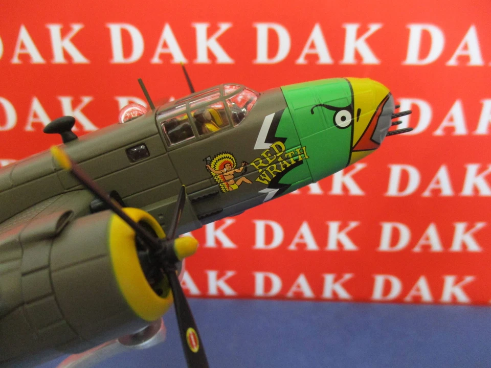 Die cast 1/72 Modellino Aereo Aircraft North American B-25D Mitchell Red Wrath - Immagine 4 di 4