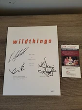 DENISE RICHARDS NEVE CAMPBELL KEVIN BACON SIGNED WILD THINGS SCRIPT AUTOGRAPHED