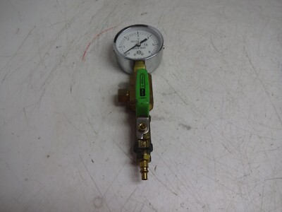 Daiichi Keiki 0-6 KGF/CM2 Pressure Gauge Kitz 1/4-600 Wog Ask SAH-100-2 Valve