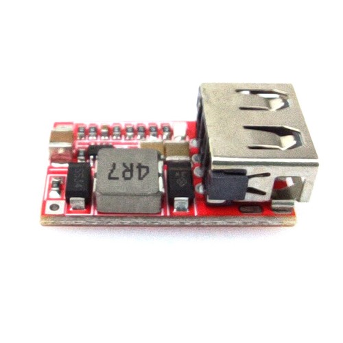 5pcs DC Voltage Step Down Module 6V-24V to USB 5V 3A Car Phone Charger DIY Power - 第 6/9 張圖片