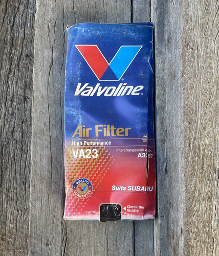 Air Filter A337 VA23 Valvoline For Subaru Leone 1800 Sports Wagon Brumby Ski 80