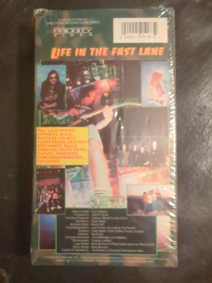 VINTAGE HARD N HEAVY THRASH SPEED METAL SPECIAL 1992 VHS New Sealed Mint.  Foto 2 de 2