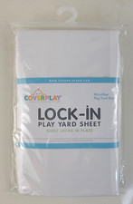 12 Pack White CoverPlay Lock-In Microfiber Baby Play Yard Sheet Standard Size