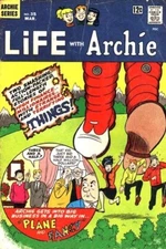 LIFE WITH ARCHIE #35 G/VG, Archie Andrews, Archie Comics 1965 Stock Image