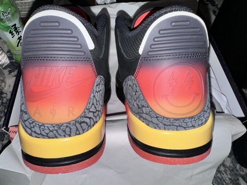 Size 12.5 - J. Balvin x Air Jordan 3 Retro Rio - Picture 3 of 7