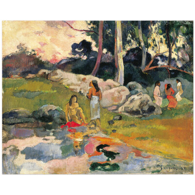 Paul Gauguin, Frauen an einem Flussufer Femmes au bord de la rivière 11003001820