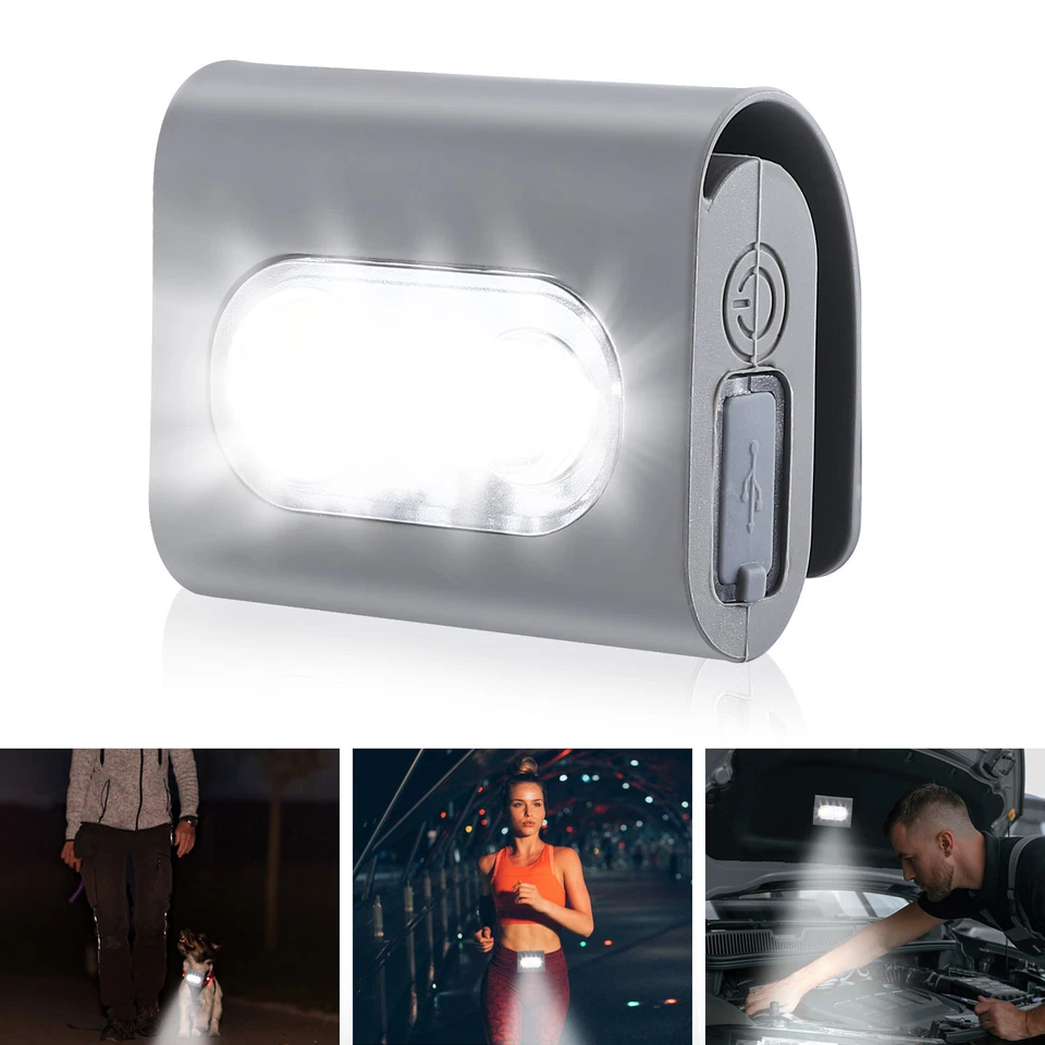 WEST BIKING Sports Jogging Night Running Light USB Charge LED Magnetic Light - Image 2 of 4